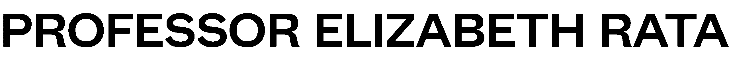 Professor Elizabeth Rata- Logo Black